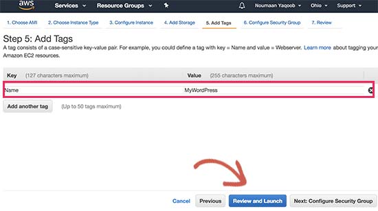 How to install WordPress on Amazon Web Services 5